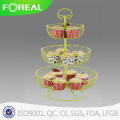 3-tiers 13PCS métallique Cupcake Stand